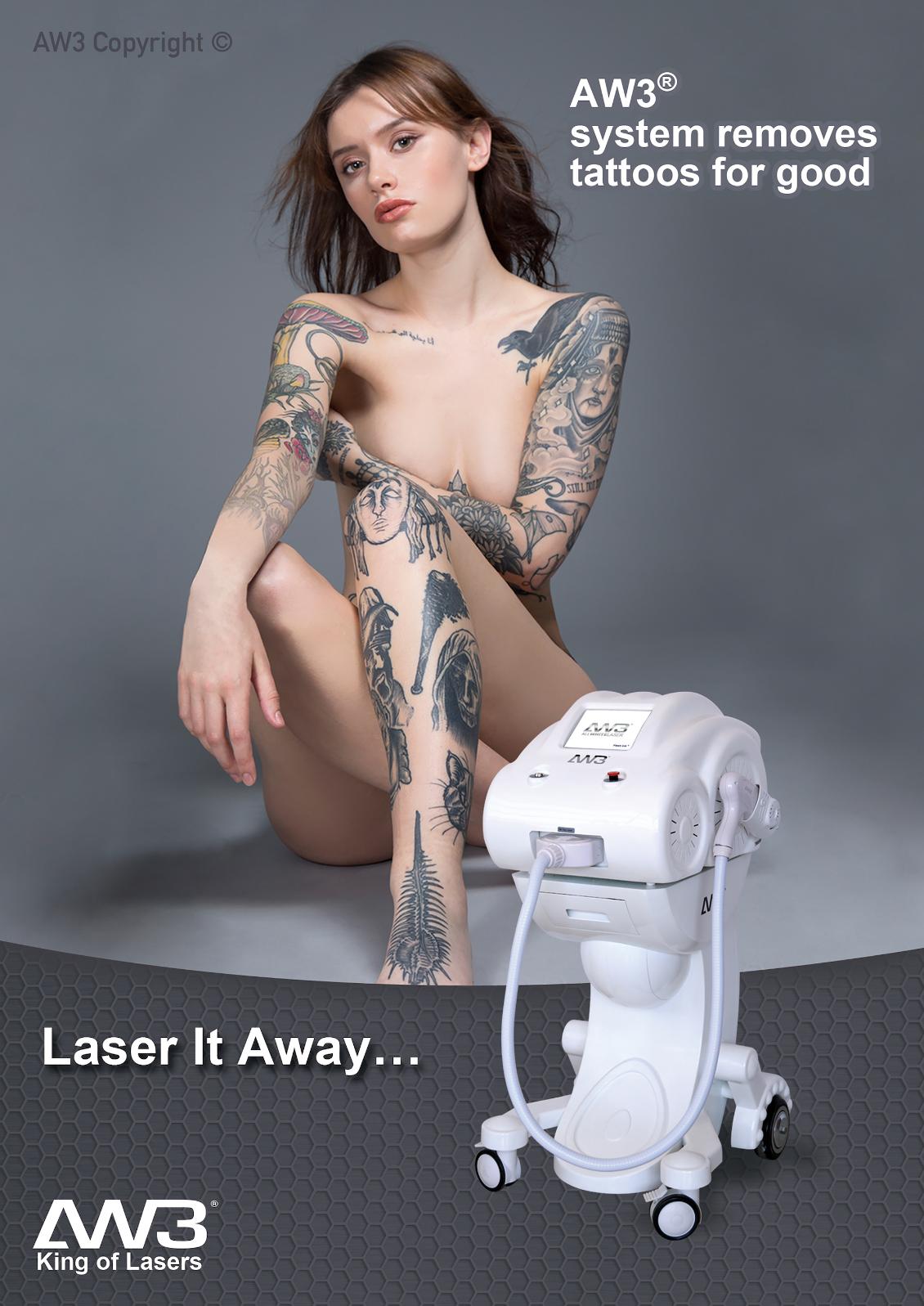 tattoo, wrinkle and thread vein removal